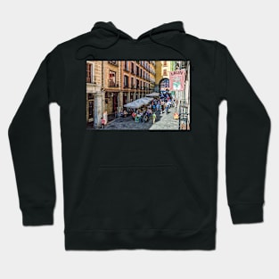 Toledo street in Madrid Hoodie